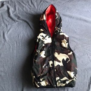 Women’s insulated vest, reversible, size S